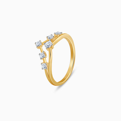 Gold Solara Lab Grown Diamond Ring