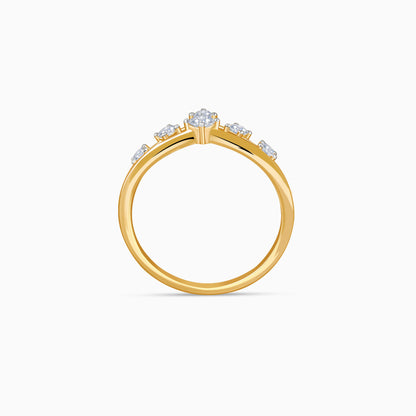 Gold Solara Lab Grown Diamond Ring