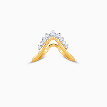 Gold Regalia Lab Grown Diamond Vanki Ring