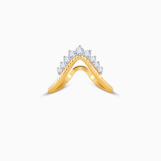 Gold Regalia Lab Grown Diamond Vanki Ring