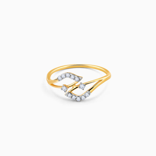 Gold Cove Diamond Ring