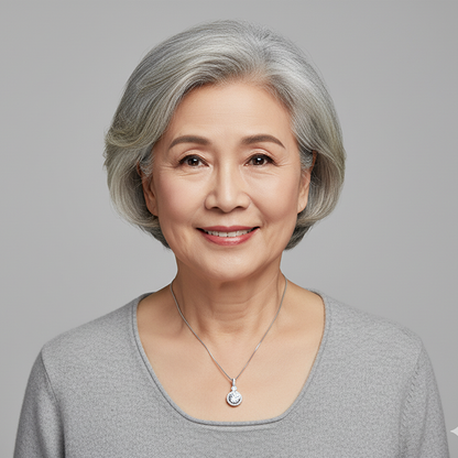 Silver Drizzle Drop Pendant with Box Chain