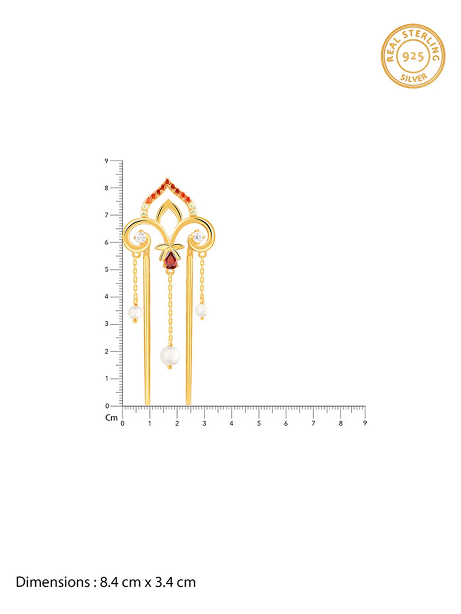 Golden Kali Hair Pin