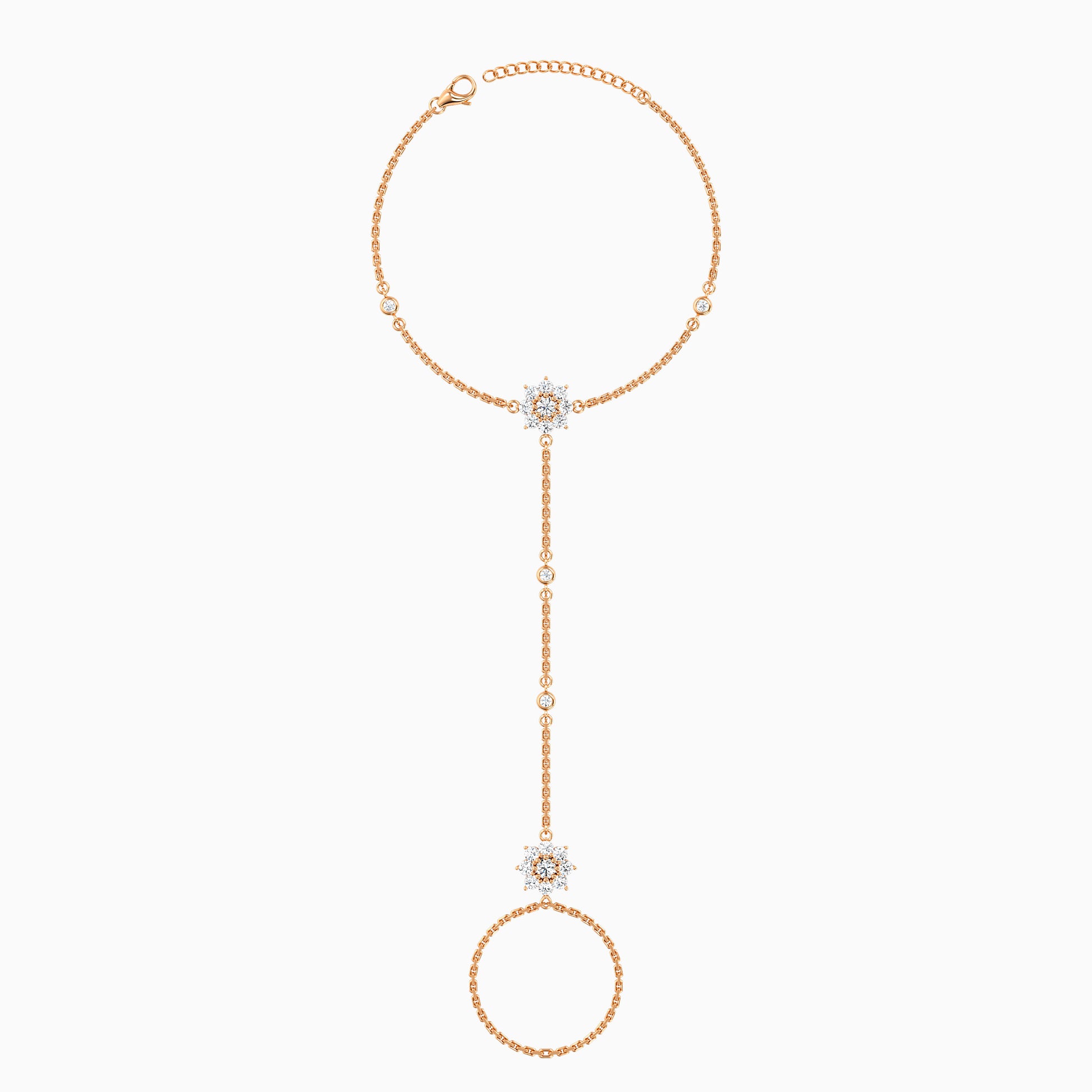 Rose Gold Lowkey Floral Hathphool