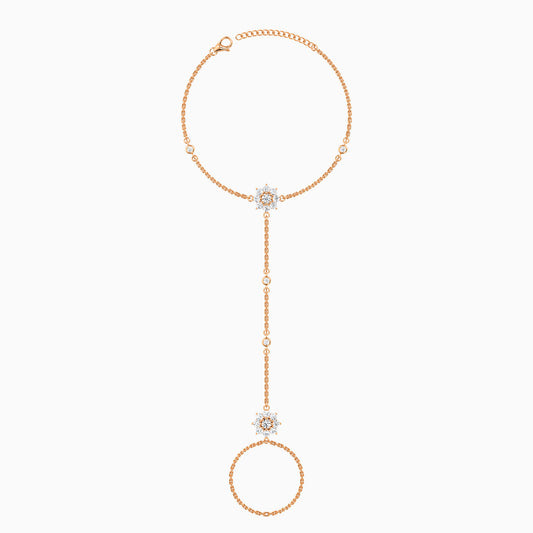 Rose Gold Lowkey Floral Hathphool