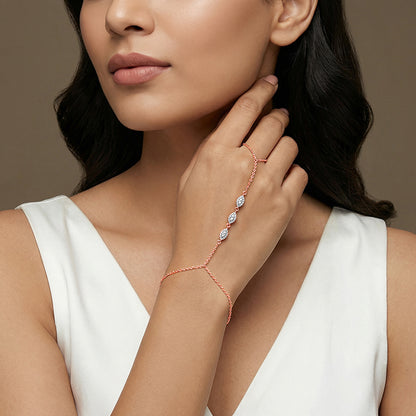 Rose Gold Blush Orbit Hathphool