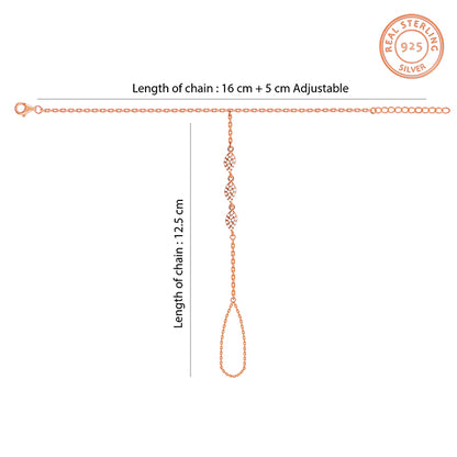 Rose Gold Blush Orbit Hathphool