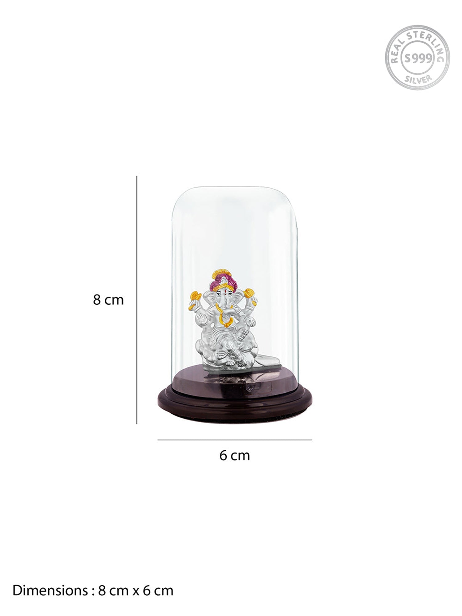 Silver Ekadant Idol