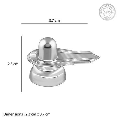 Silver Shivling Idol