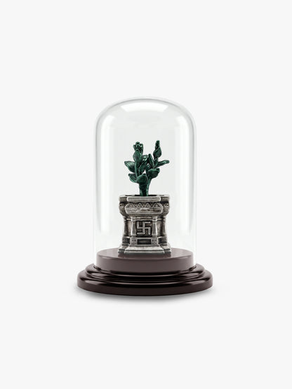 Oxidised Silver Prarthana Tulsi Idol