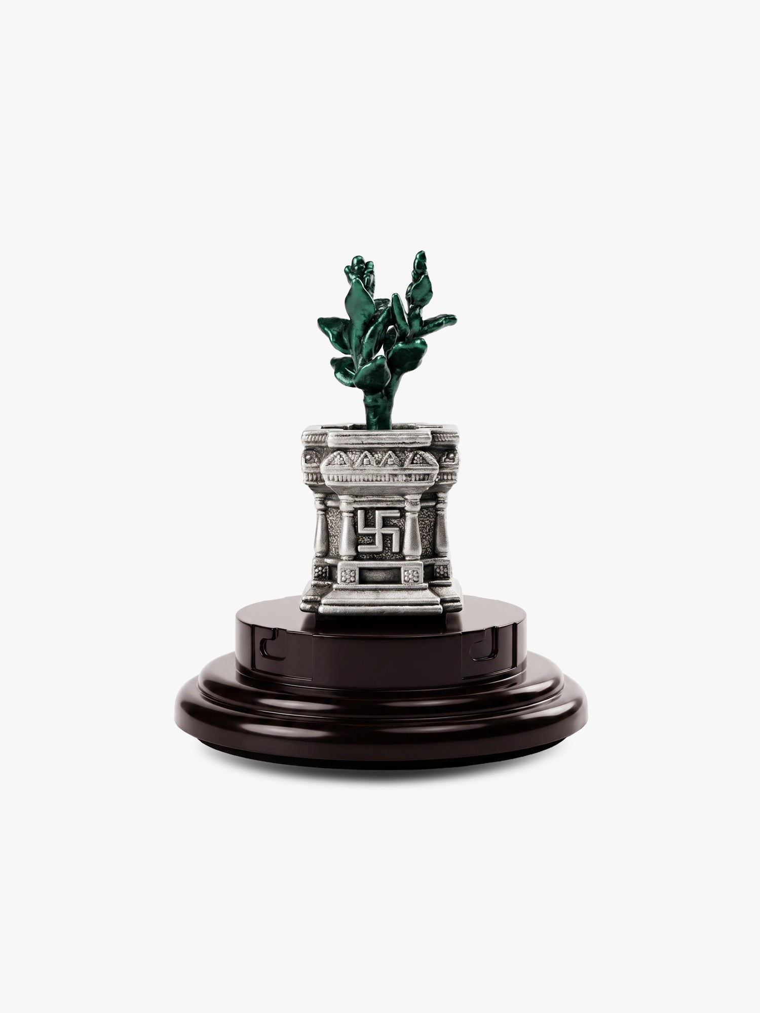 Oxidised Silver Prarthana Tulsi Idol
