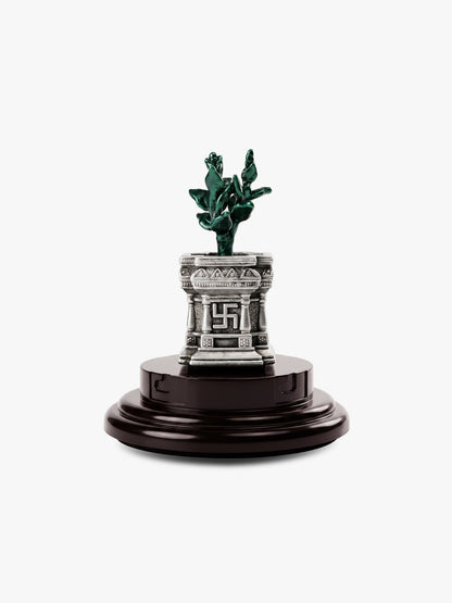 Oxidised Silver Prarthana Tulsi Idol