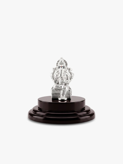 Silver Siddhidata Ganesha Idol