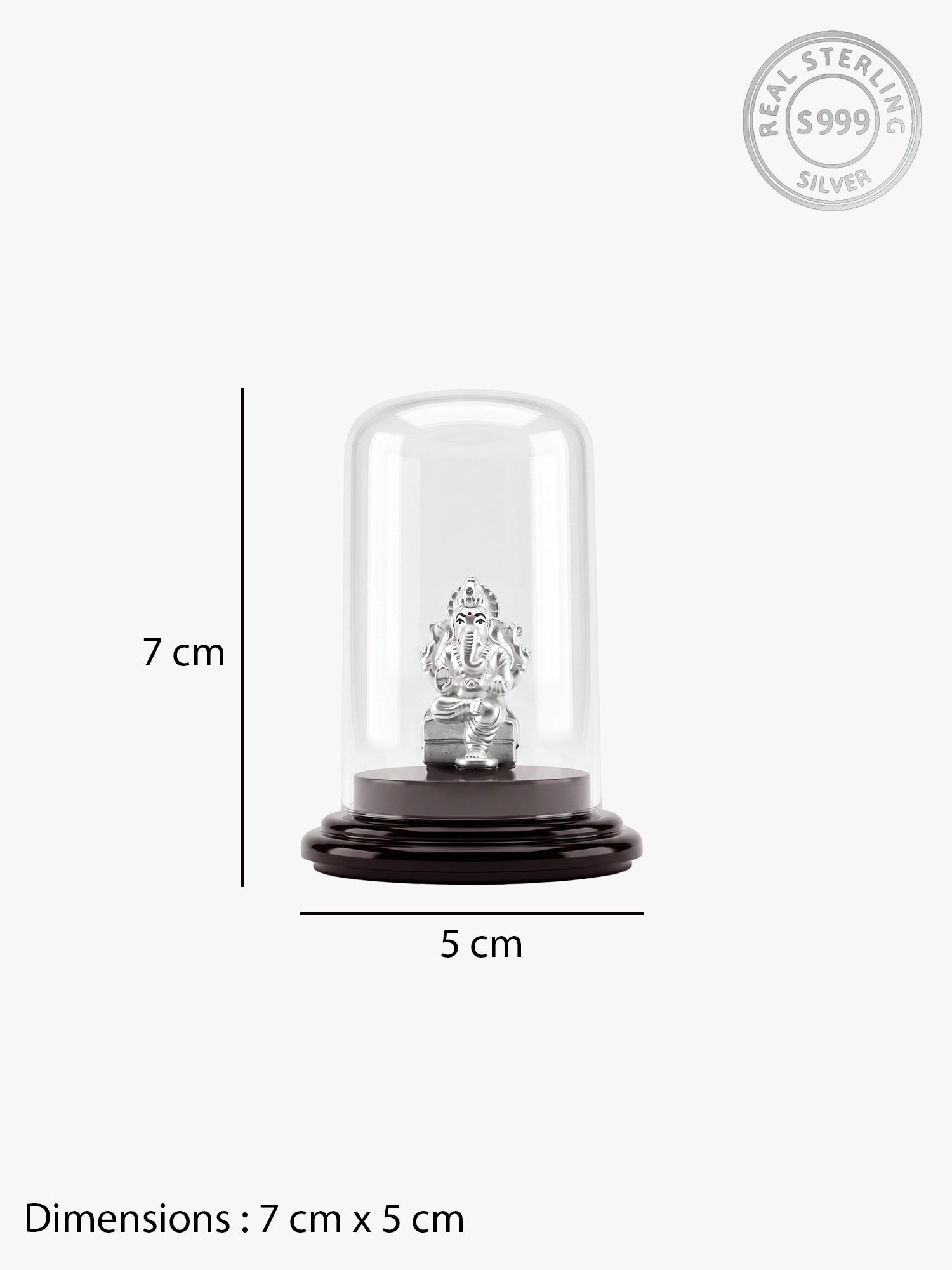 Silver Siddhidata Ganesha Idol