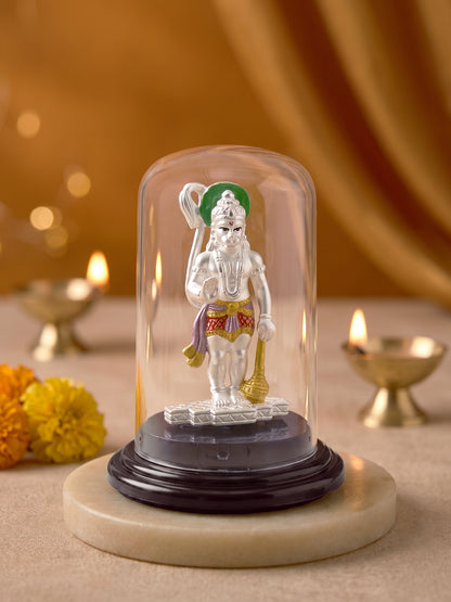 Silver Sankatmochan Hanuman Idol