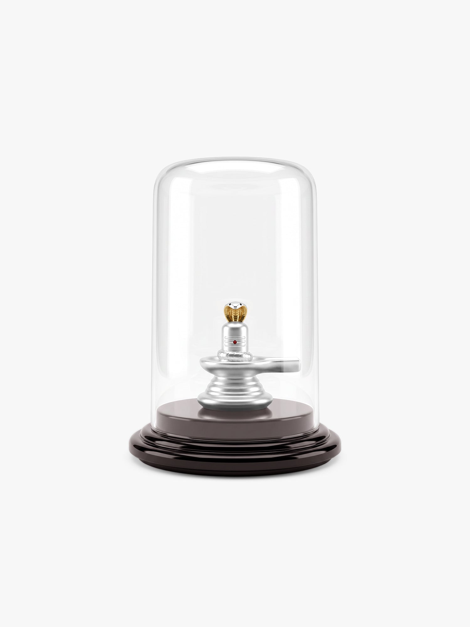 Silver Shivalingam Idol