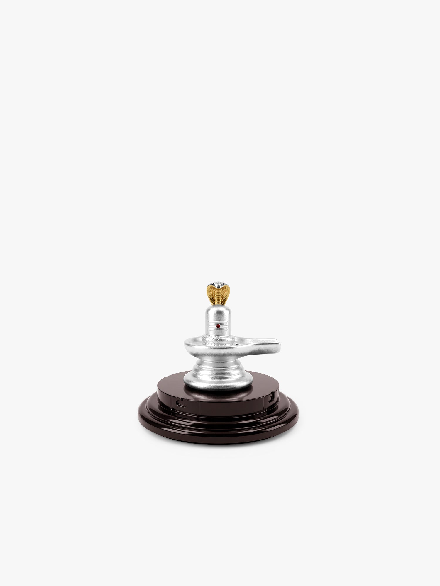 Silver Shivalingam Idol