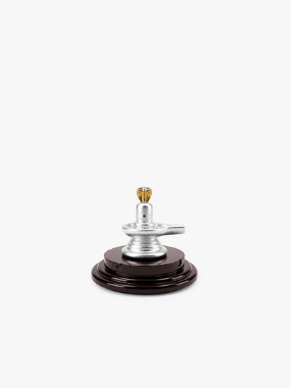 Silver Shivalingam Idol