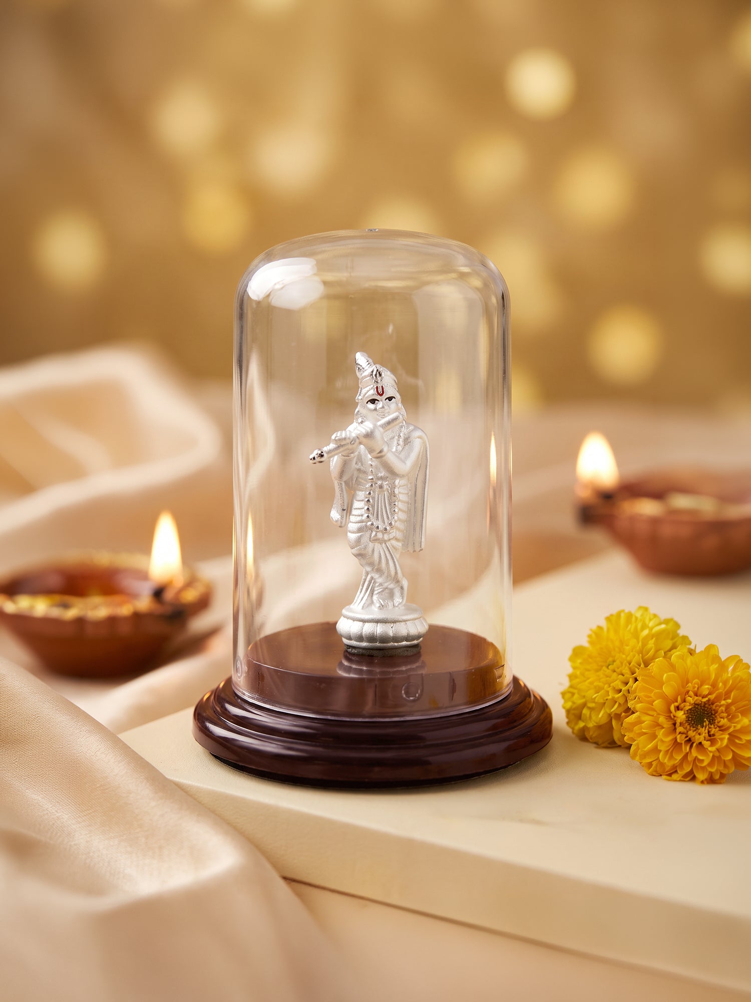 Silver Muralidhar Krishna Idol