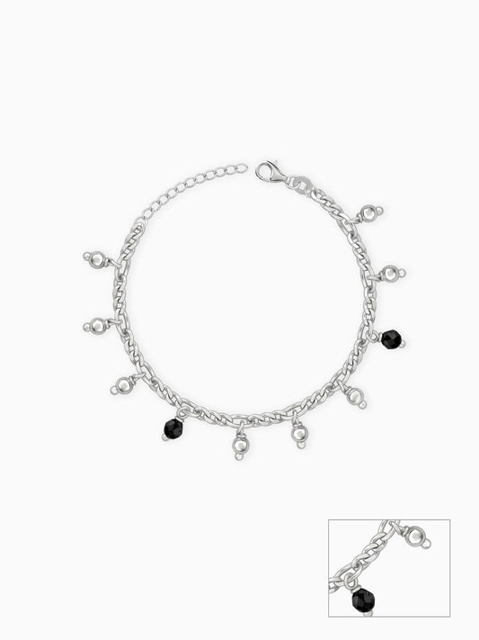 Silver Sparkling Dua Kids Anklet
