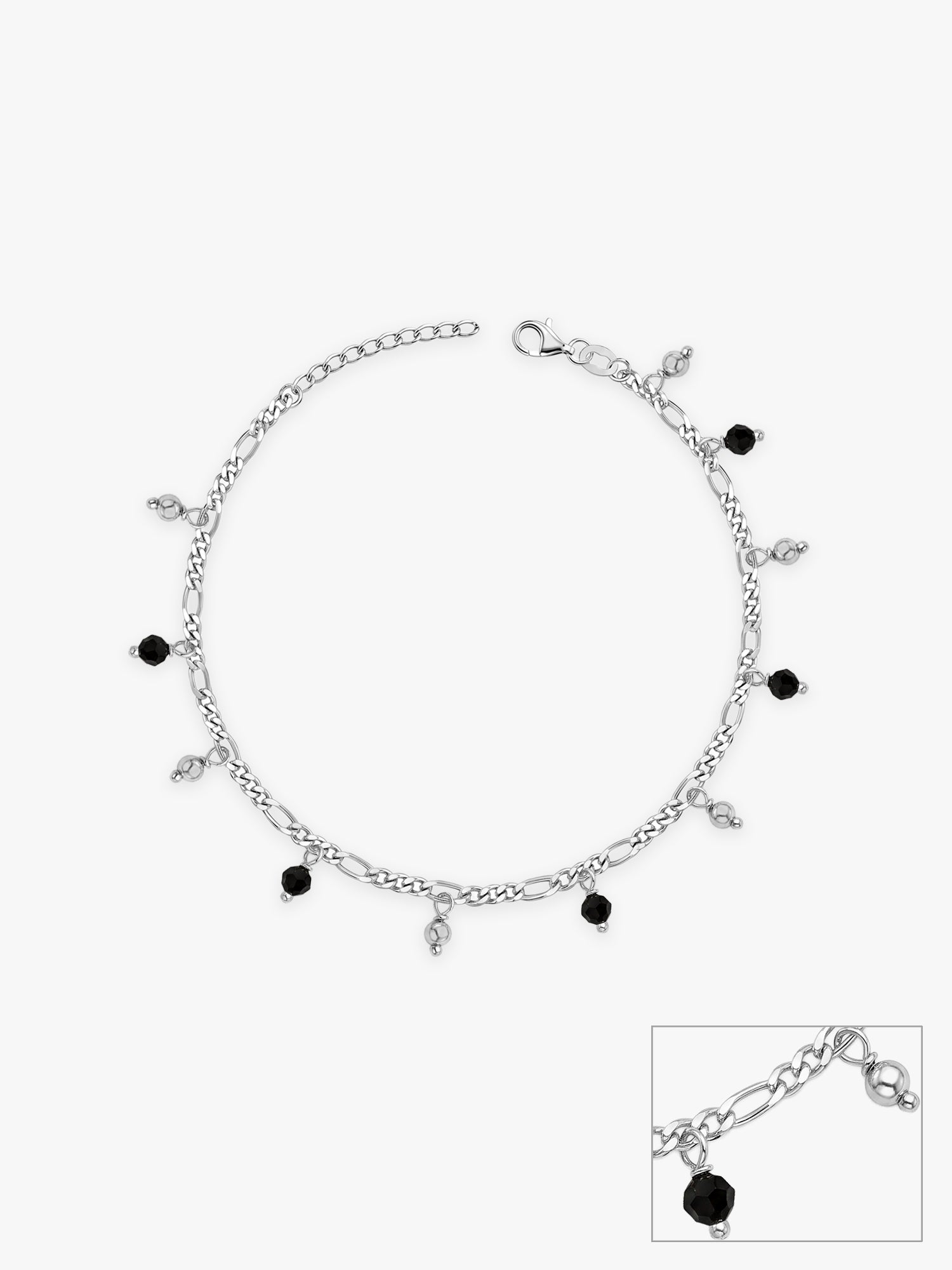 Silver Dua Kids Anklet