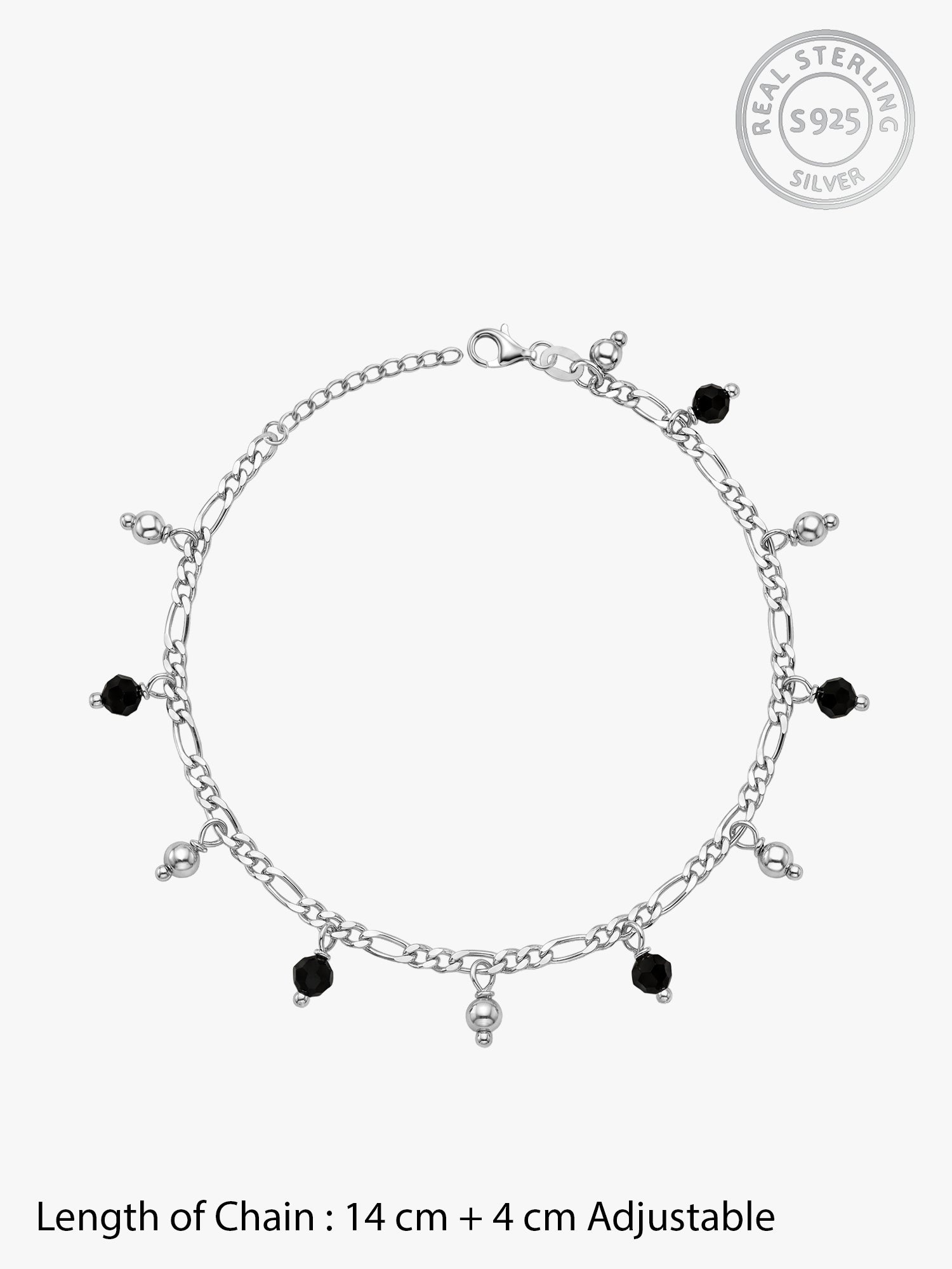 Silver Dua Kids Anklet