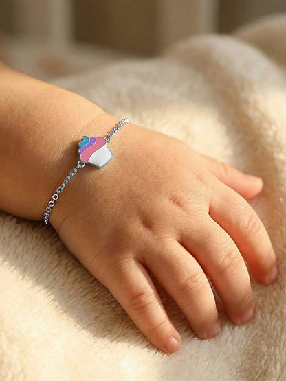 Silver Sugar Pop Kids Bracelet (0 - 2 Years)