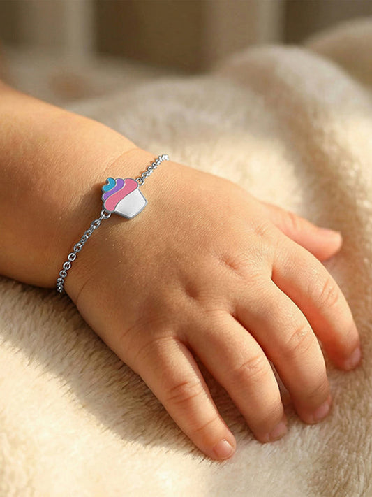 Silver Sugar Pop Kids Bracelet (0 - 2 Years)