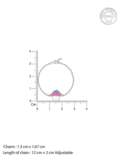 Silver Sugar Pop Kids Bracelet (0 - 2 Years)