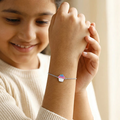 Silver Sugar Pop Kids Bracelet (2 - 8 Years)