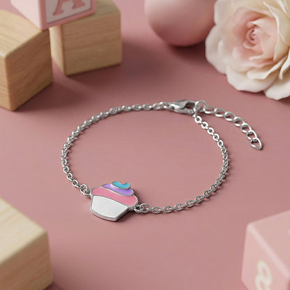 Silver Sugar Pop Kids Bracelet (2 - 8 Years)