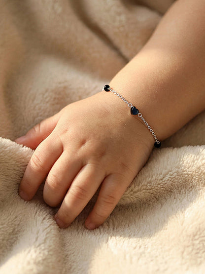 Silver Sweet Beads Kids Bracelet (0 - 2 Years)