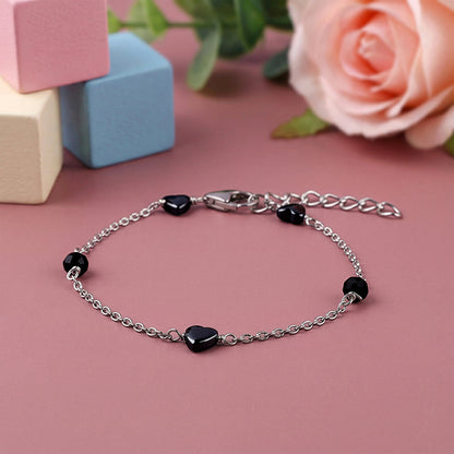 Silver Sweet Beads Kids Bracelet (2 - 8 Years)