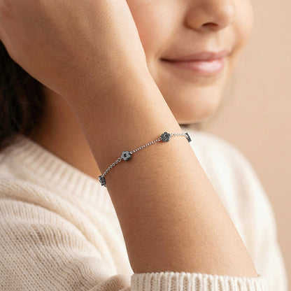 Silver Mini Meadow Kids Bracelet (2 - 8 Years)
