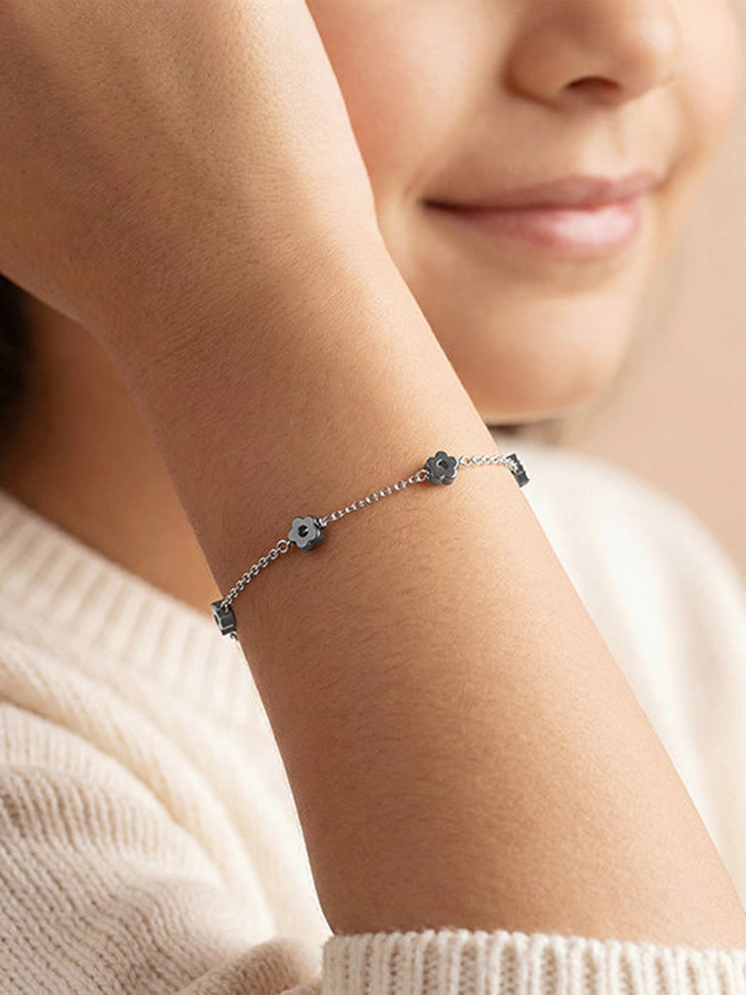 Silver Mini Meadow Kids Bracelet (2 - 8 Years)