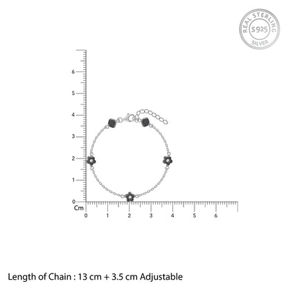 Silver Mini Meadow Kids Bracelet (2 - 8 Years)