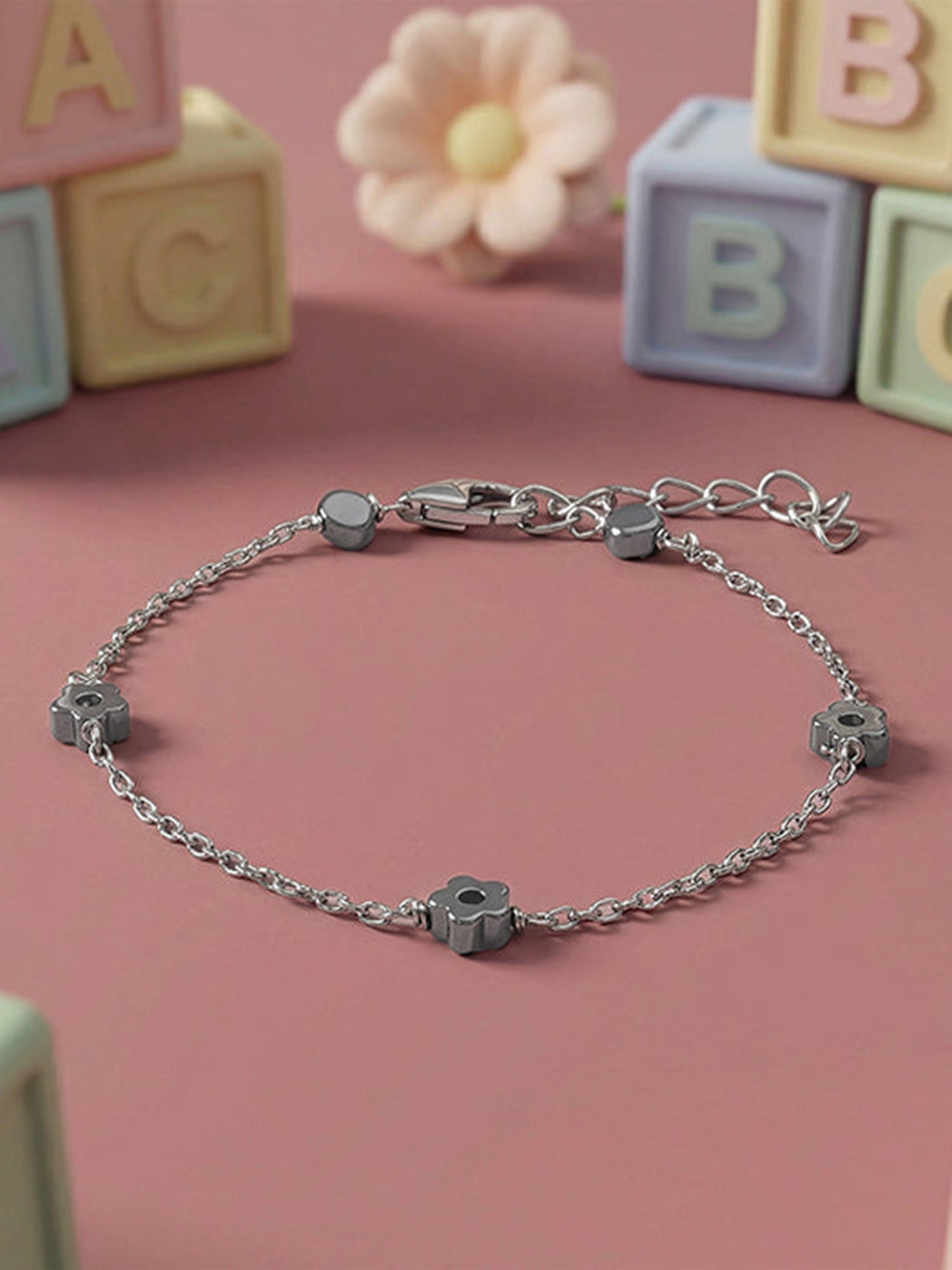 Silver Mini Meadow Kids Bracelet (2 - 8 Years)