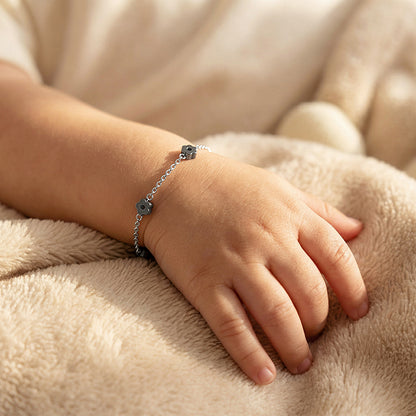 Silver Mini Meadow Kids Bracelet (0 - 2 Years)