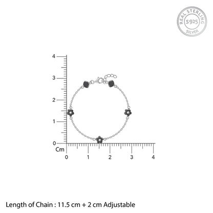 Silver Mini Meadow Kids Bracelet (0 - 2 Years)