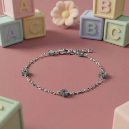 Silver Mini Meadow Kids Bracelet (0 - 2 Years)