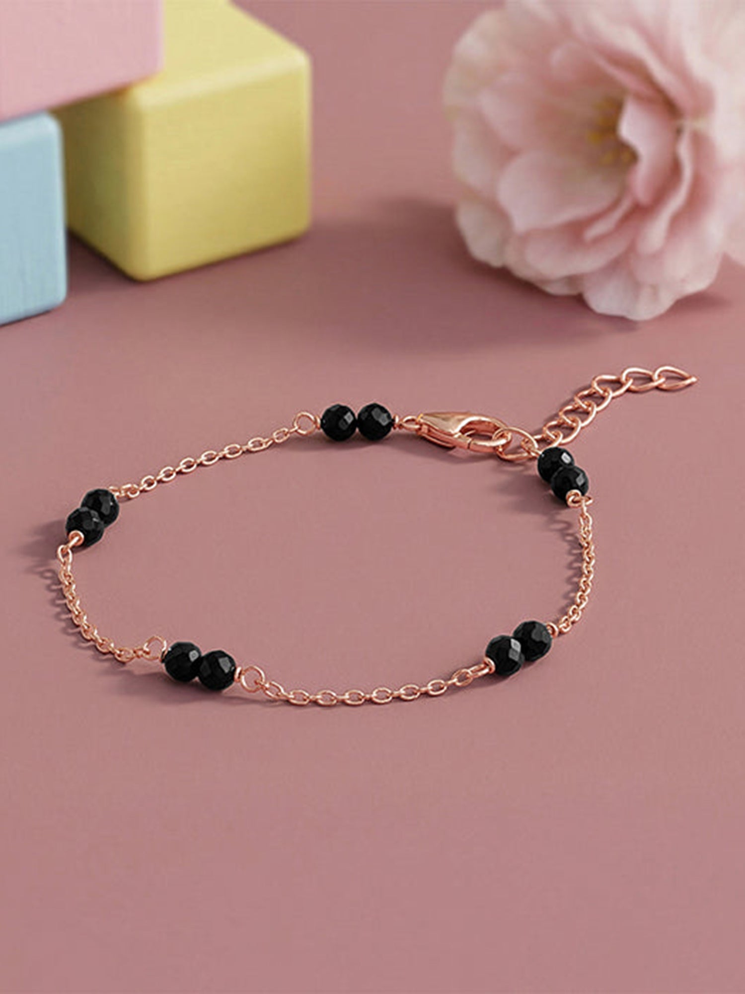 Rose Gold Starry Dot Kids Bracelet (2 - 8 Years)