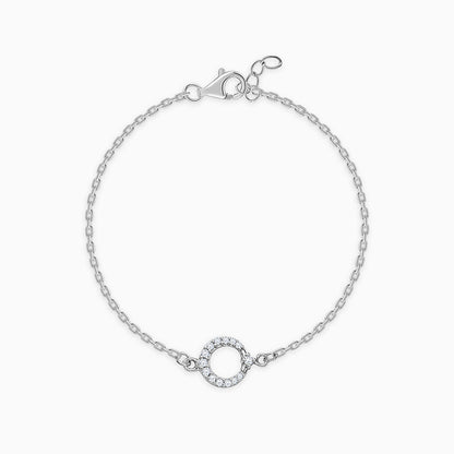 Silver Sparkle Halo Kids Bracelet (0 - 2 Years)