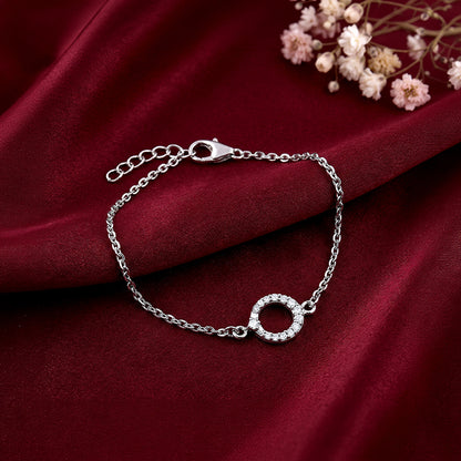 Silver Sparkle Halo Kids Bracelet (0 - 2 Years)