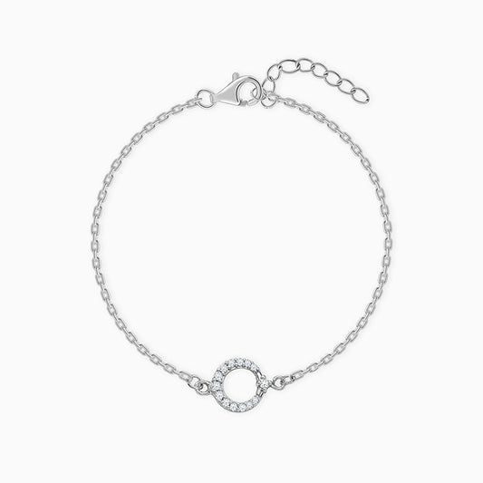 Silver Shiny Halo Kids Bracelet