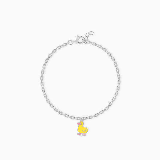 Silver Duckling Kids Bracelet (0 - 2 Years)