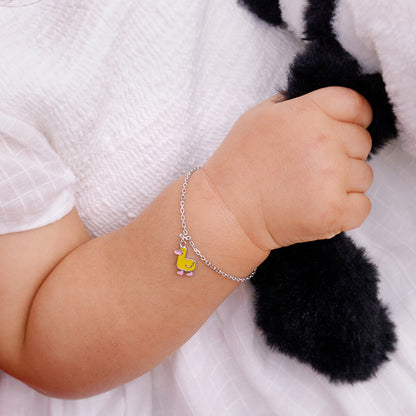 Silver Duckling Kids Bracelet (0 - 2 Years)