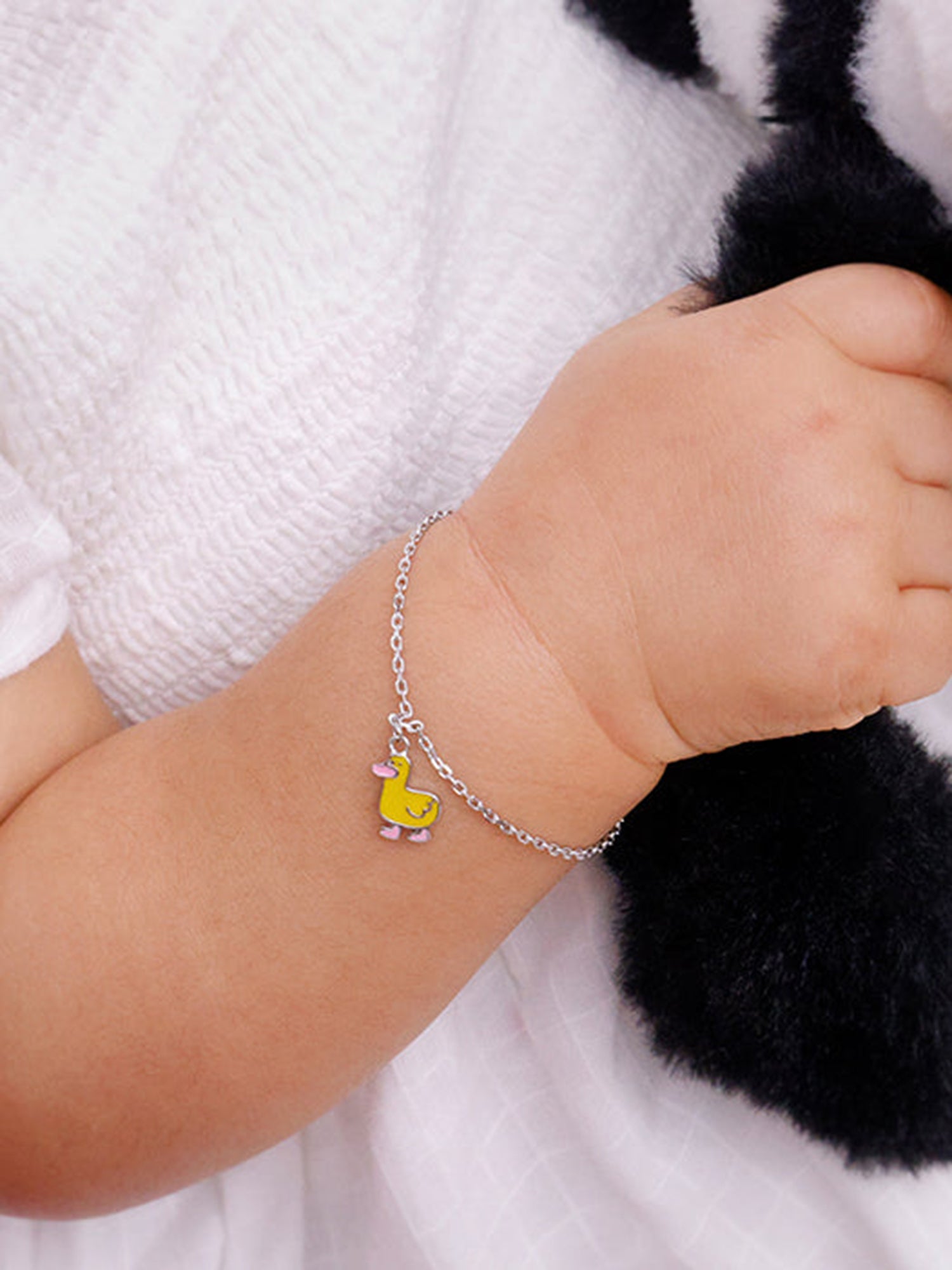 Silver Duckling Kids Bracelet