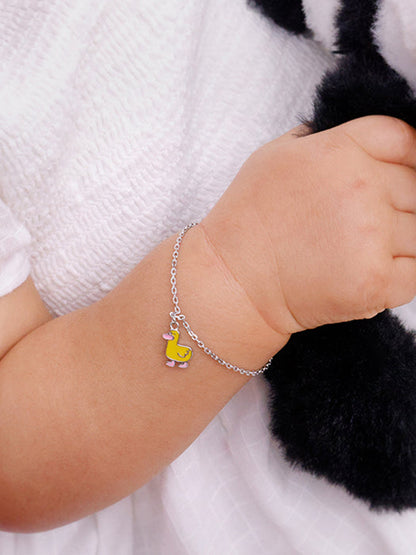 Silver Duckling Kids Bracelet