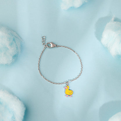 Silver Duckling Kids Bracelet (0 - 2 Years)