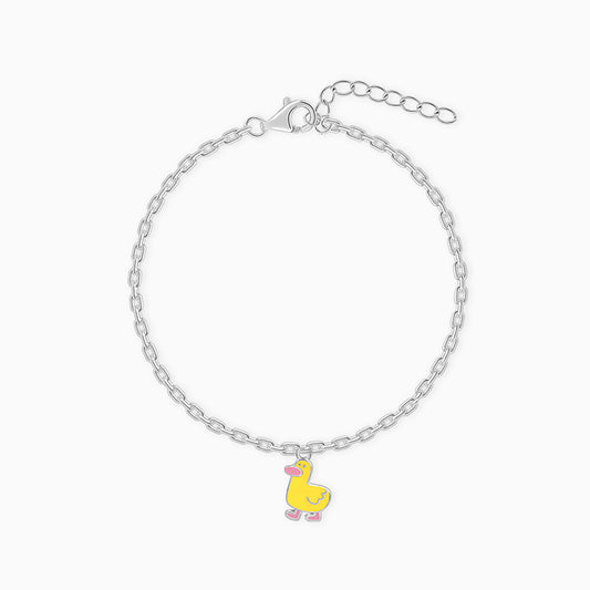 Silver Duckling Kids Bracelet (2 - 8 Years)